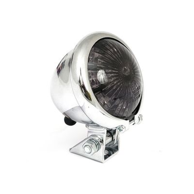 913875 - MCS Bates style LED taillight. Chrome. Smoke lens