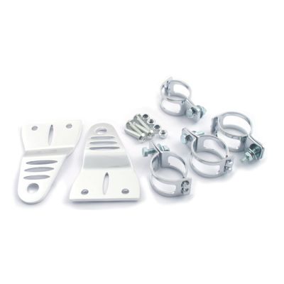 913961 - MCS Striker, slotted side mount headlamp bracket assembly. Clear