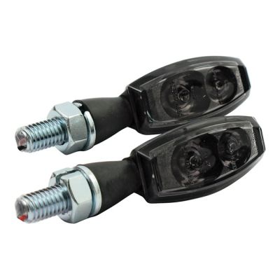 913974 - MCS Blaze LED taillight/ turn signal combo. Black. Smoke lens
