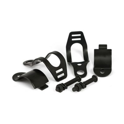 914160 - MCS Roper, turn signal fork mount kit. 30-45mm. Black