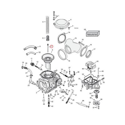917060 - CVP, velocity needle cv carb