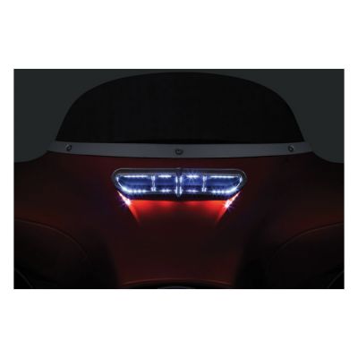 917116 - Küryakyn Kuryakyn, LED fairing vent accent. Chrome