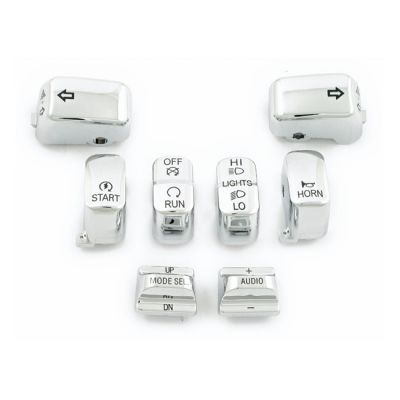 920109 - MCS Handlebar switch cap kit, chrome