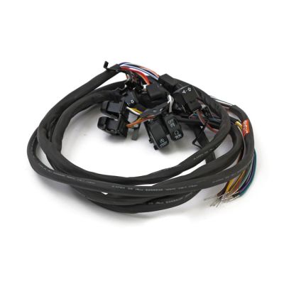 920134 - MCS Handlebar switch & wiring kit. Radio/Cruise. LED. Black