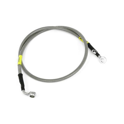920408 - MCS by Goodridge brake line front, stainless clear coated