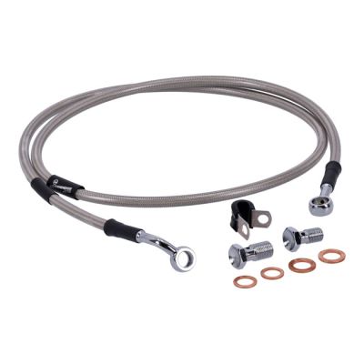 920483 - MCS by Goodridge brake line front, stainless clear coated
