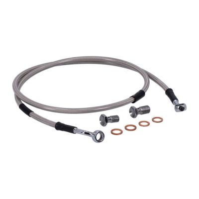 920524 - MCS by Goodridge brake line front, stainless clear coated
