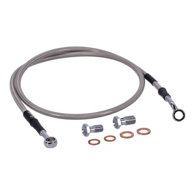 920537 - MCS by Goodridge brake line front, stainless clear coated