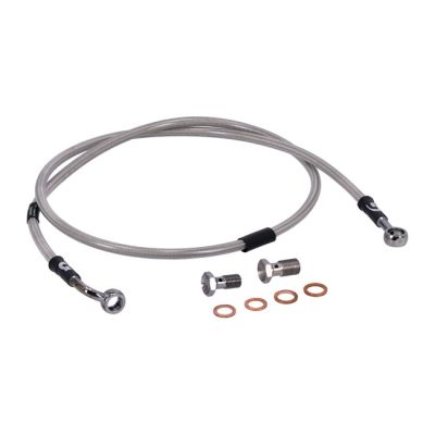 920544 - MCS by Goodridge brake line front, stainless clear coated