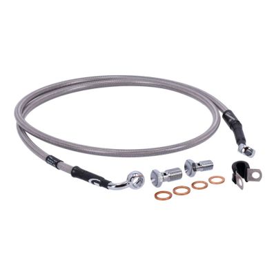 920575 - MCS by Goodridge brake line front, stainless clear coated