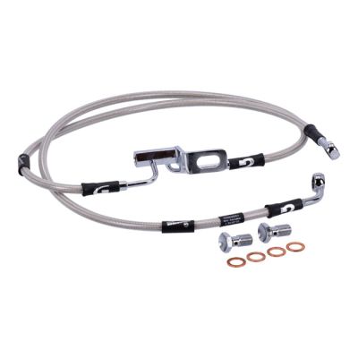 920582 - MCS by Goodridge brake line rear, stainless clear coated