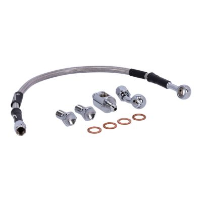 920596 - MCS by Goodridge brake line rear, stainless clear coated