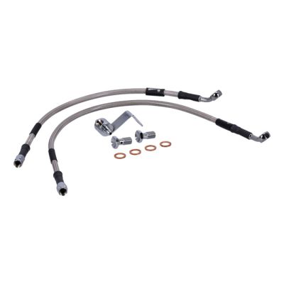 920599 - MCS by Goodridge brake line rear, stainless clear coated