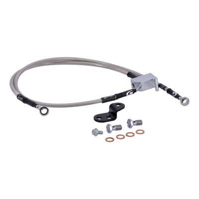 920607 - MCS by Goodridge brake line rear, stainless clear coated