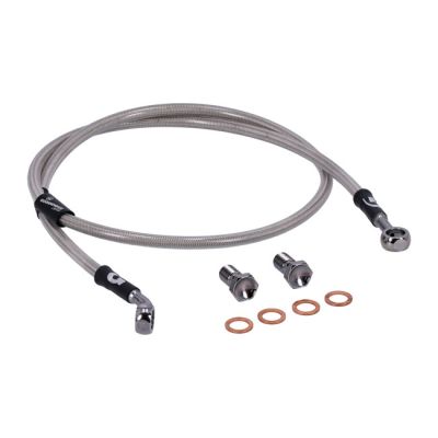 920612 - MCS by Goodridge brake line front, stainless clear coated