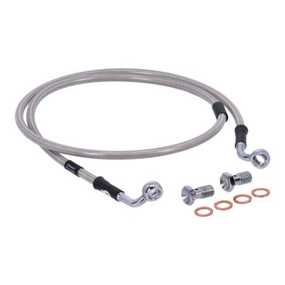 920613 - MCS by Goodridge brake line front, stainless clear coated