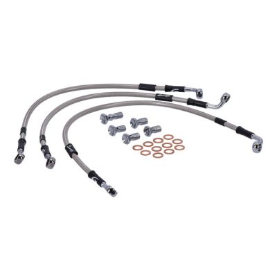 920617 - MCS by Goodridge brake line front, stainless clear coated
