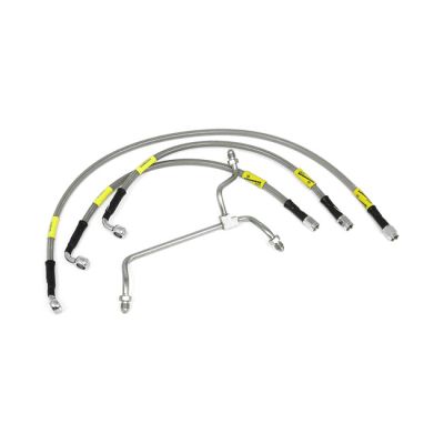 920693 - MCS by Goodridge brake line front, stainless clear coated