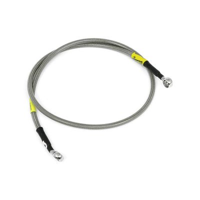 920696 - MCS by Goodridge brake line front, stainless clear coated