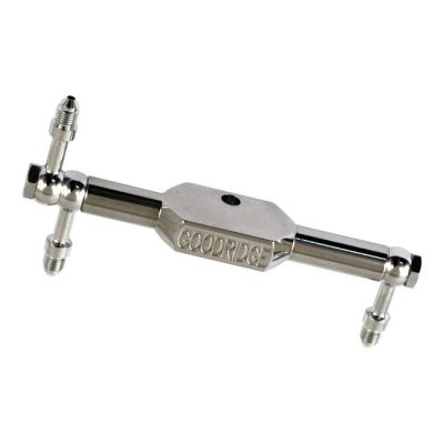 920806 - Goodridge, brake tee bar. High polished stainless steel