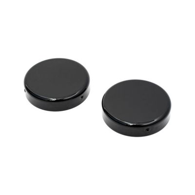 921656 - Killer Custom, fork tube cap bolt covers. Gloss black