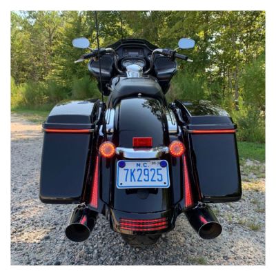 922579 - Custom Dynamics, Fascia LED rear panels for Touring. Black