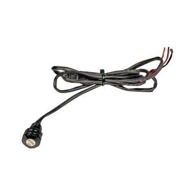 922706 - Custom Dynamics, LED boltz. Amber LEDs. Black