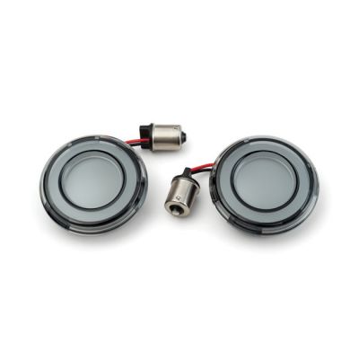923614 - Küryakyn Kuryakyn, Rear tracer LED turn signal insert set. smoke lens...