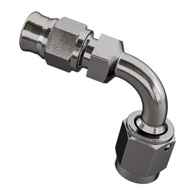 923813 - Goodridge, hose end 90 degree bend tube. Stainless Steel
