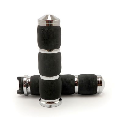 923990 - AVON GRIPS Avon air cushioned grips, heated, chrome