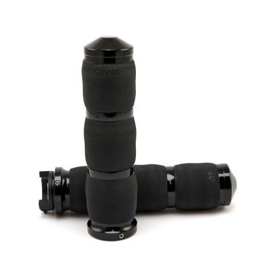 923992 - AVON GRIPS Avon air cushioned grips, heated, black anodized