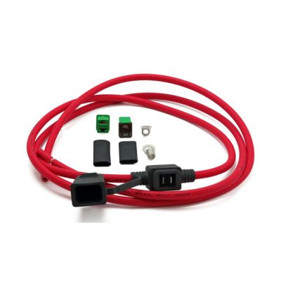 925378 - Motogadget, mo.unit battery cable with 40A fuse. 8.4 qmm