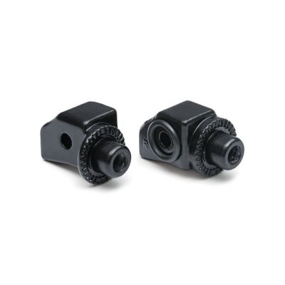 925786 - Küryakyn Kuryakyn, Splined peg adapters rear. Satin black