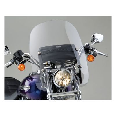 926116 - National Cycle NC Spartan® Quick Release Windshield - Clear, 16.25