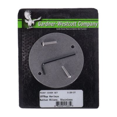 927104 - GARDNER-WESTCOTT GW, point cover mount kit. Stainless, buttonhead alle...