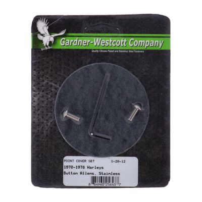 927105 - GARDNER-WESTCOTT GW, point cover mount kit. Stainless, buttonhead alle...