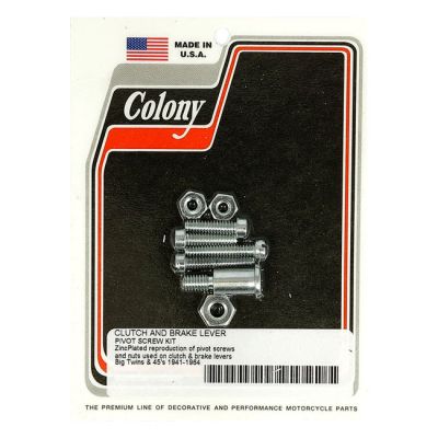929662 - Colony, 45" Flathead handlebar lever screw & pivot kit