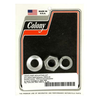 929824 - Colony, headlamp mount kit. Zinc