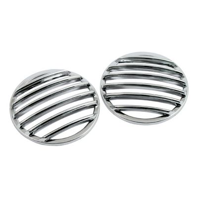 930649 - MCS FL turn signal lens grill. Chrome