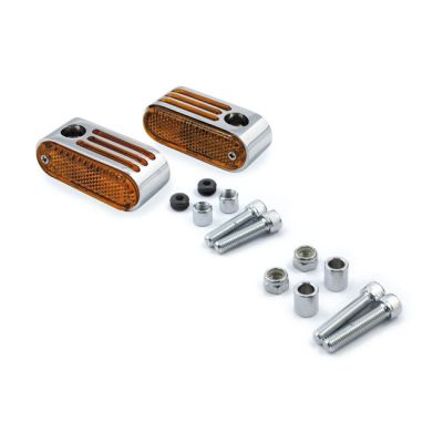 930695 - MCS Lango side lighters, turn signals. Chrome