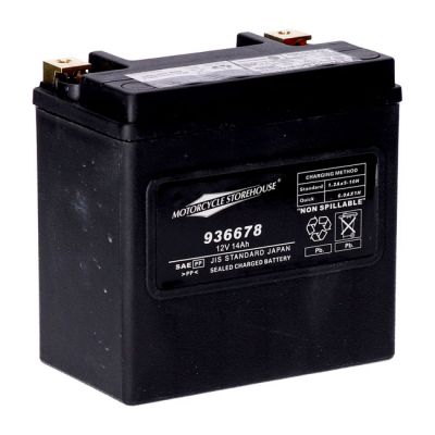 936678 - MCS, Standard Series - AGM sealed battery. 12v, 14ah. 240cca