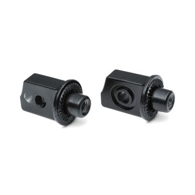 936700 - Küryakyn Kuryakyn, Splined peg adapters rear. Satin black