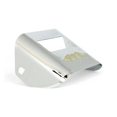 940276 - MCS 73-up taillight visor. embossed eagle. gold