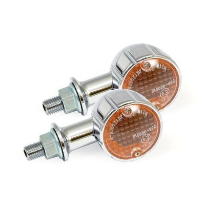 940836 - MCS Arizona, halogen turn signals. Chrome. 20mm stem