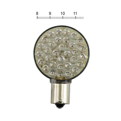 941108 - MCS 'Lollipop' flat LED turn signal bulb. Red