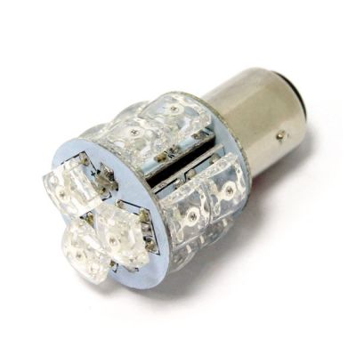 941112 - MCS Superflux LED miniature bulb. Red light, std base