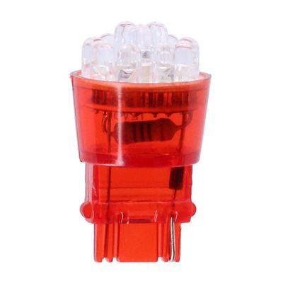 941167 - MCS LED wedge turn signal bulb #3156 base. Red light