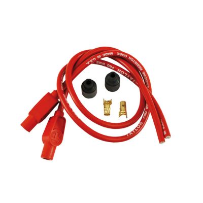 941245 - Taylor, 8mm carbon core univ. spark plug wire set. Red