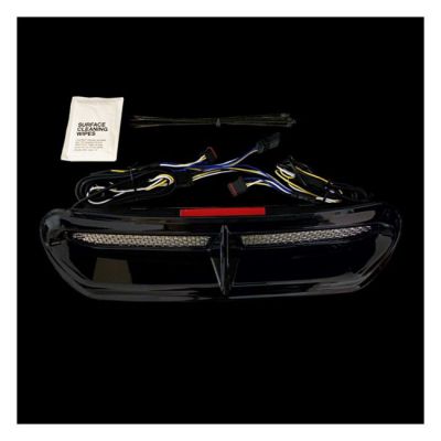 941779 - Custom Dynamics, Batwing turn signal vent insert. Black