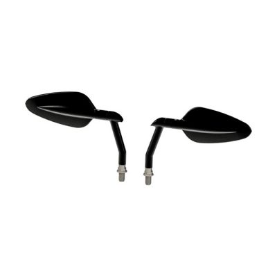 941826 - Burly, Radar mirror set. Left & Right. Black